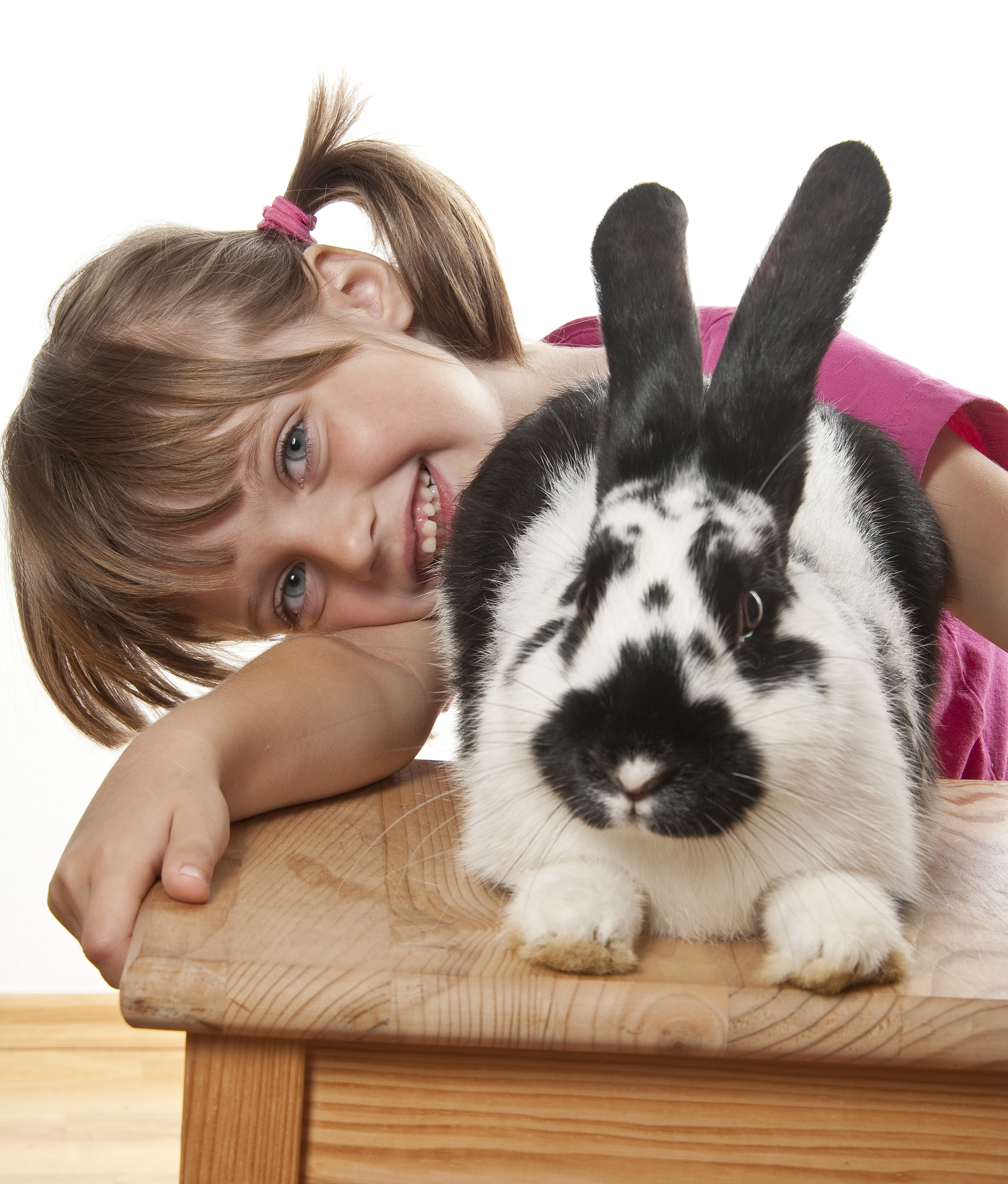 Little,Girl,And,Rabbit,Portrait